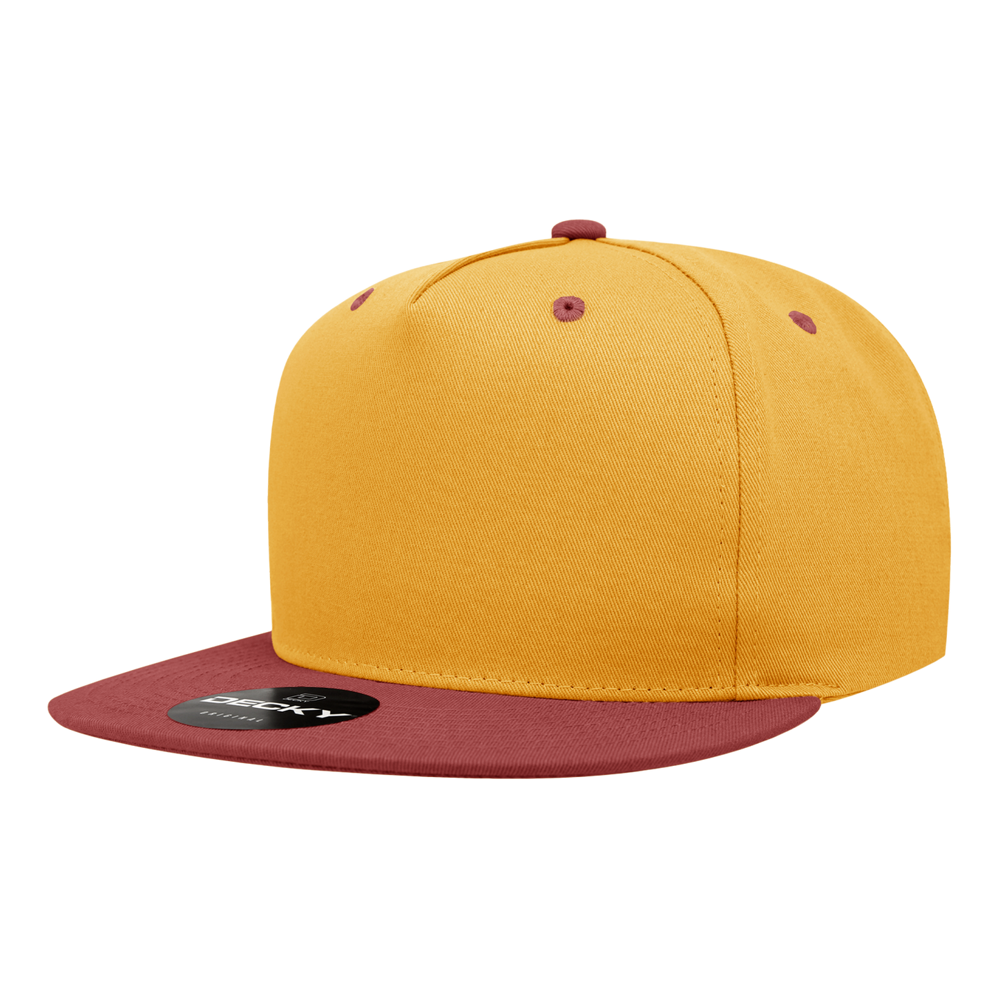Decky-1064-5 Panel High Profile Structured Cotton Blend Snapback