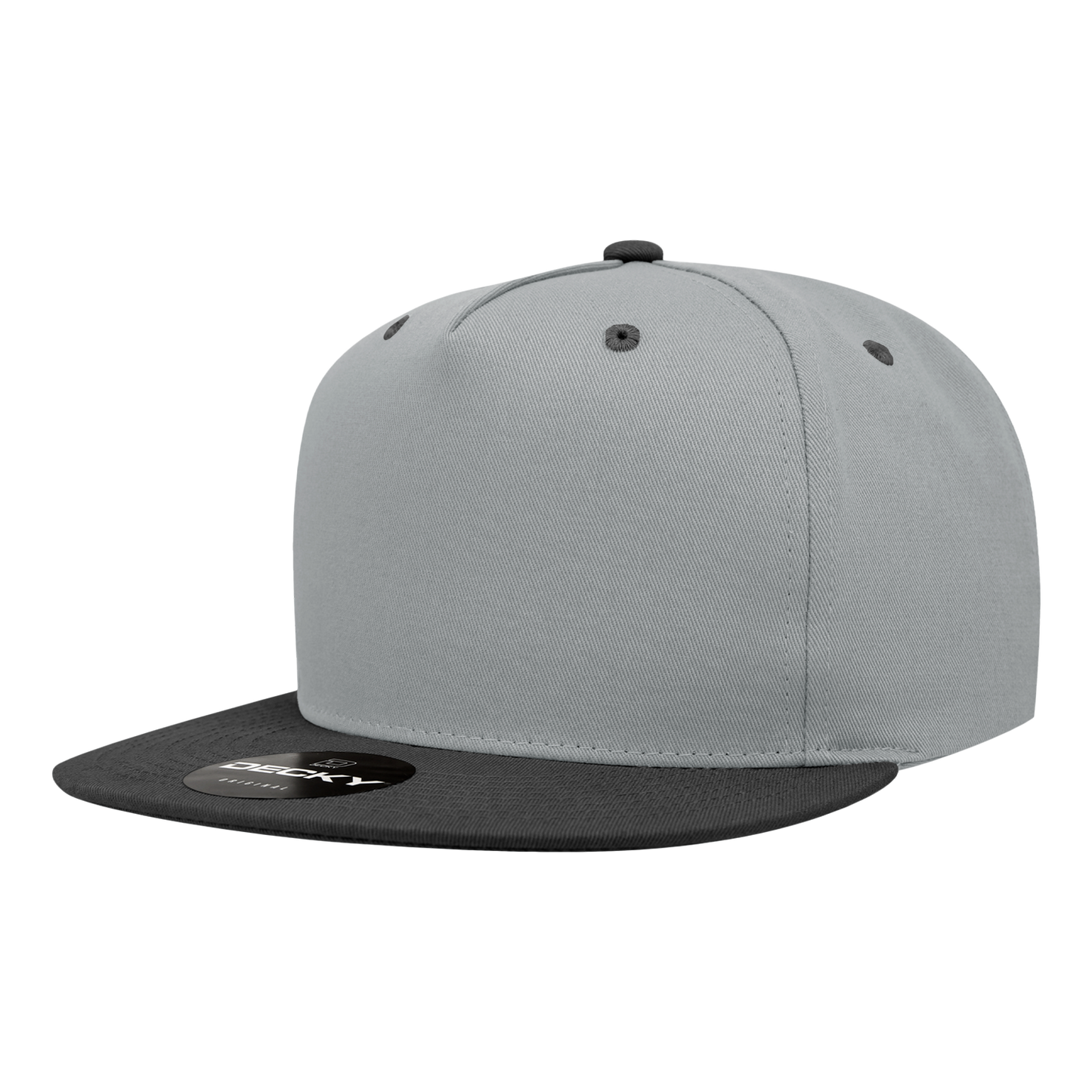 Decky-1064-5 Panel High Profile Structured Cotton Blend Snapback