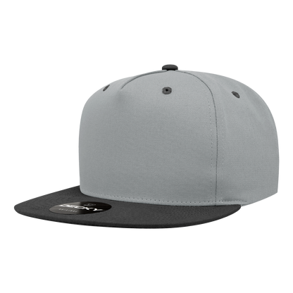 Decky-1064-5 Panel High Profile Structured Cotton Blend Snapback