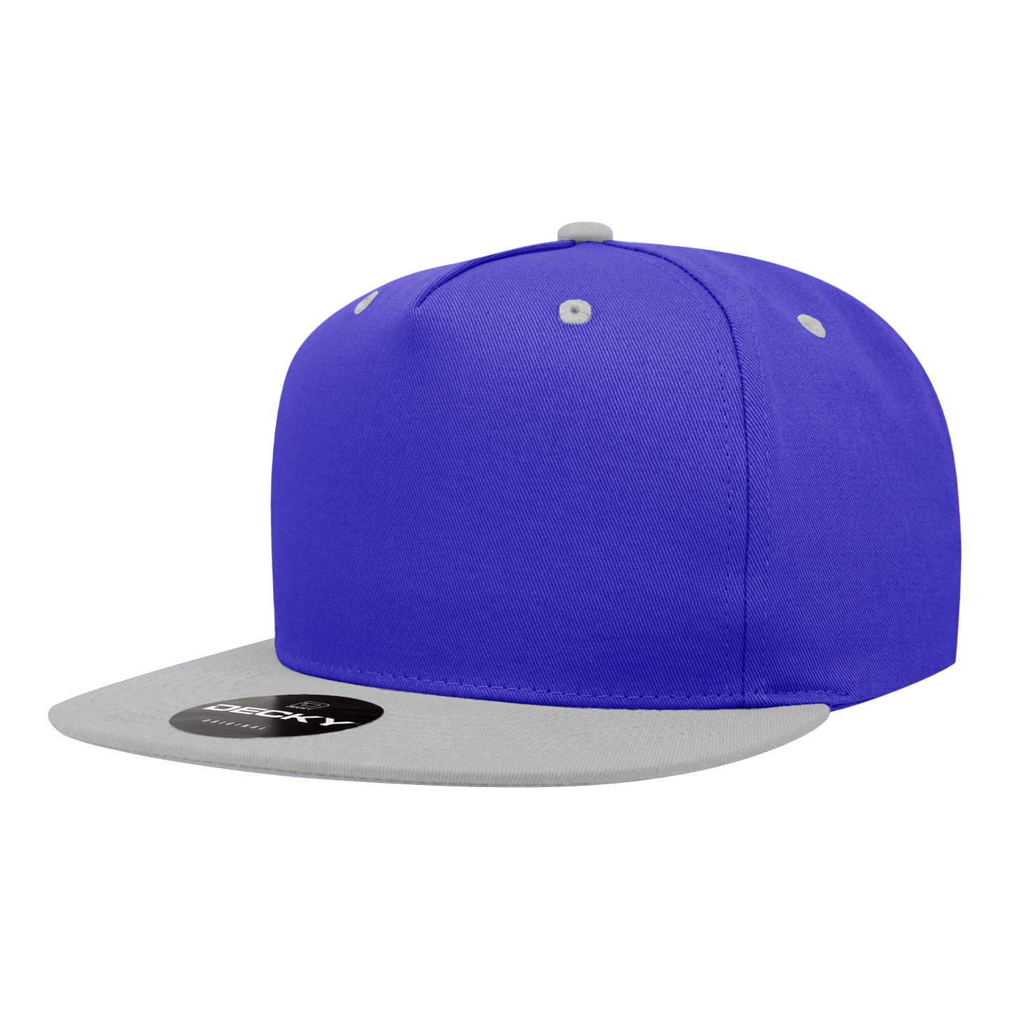 Decky-1064-5 Panel High Profile Structured Cotton Blend Snapback