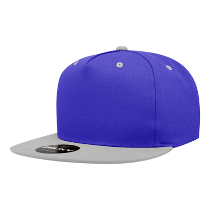Decky-1064-5 Panel High Profile Structured Cotton Blend Snapback