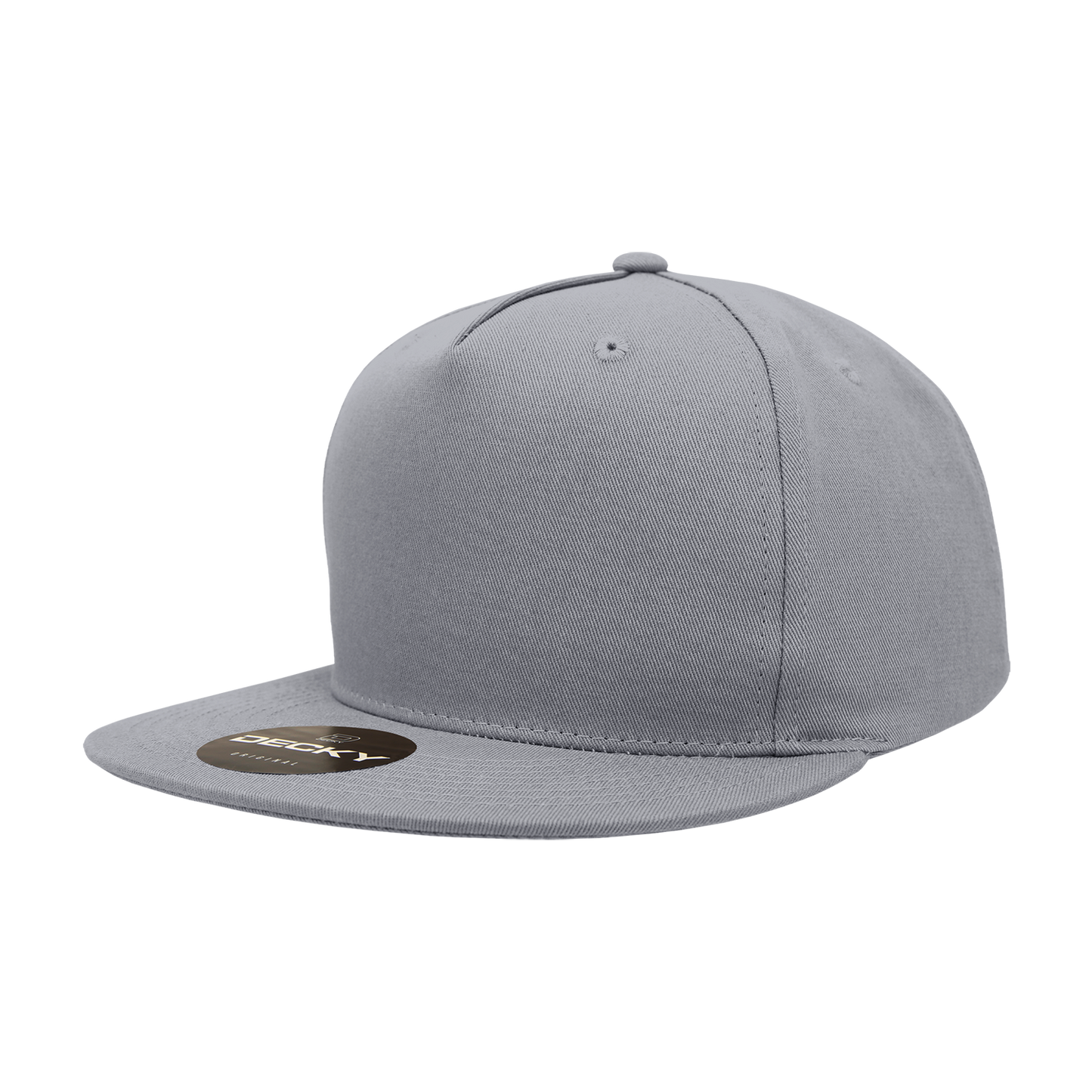 Decky-1064-5 Panel High Profile Structured Cotton Blend Snapback