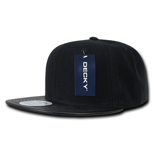 Decky-1071-6 Panel High Profile Structured Vinyl Snapback