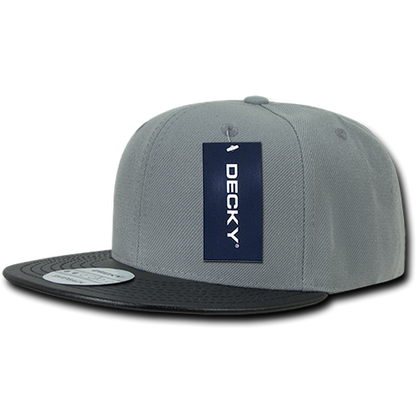 Decky-1071-6 Panel High Profile Structured Vinyl Snapback