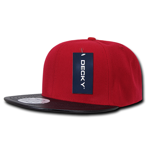 Decky-1071-6 Panel High Profile Structured Vinyl Snapback