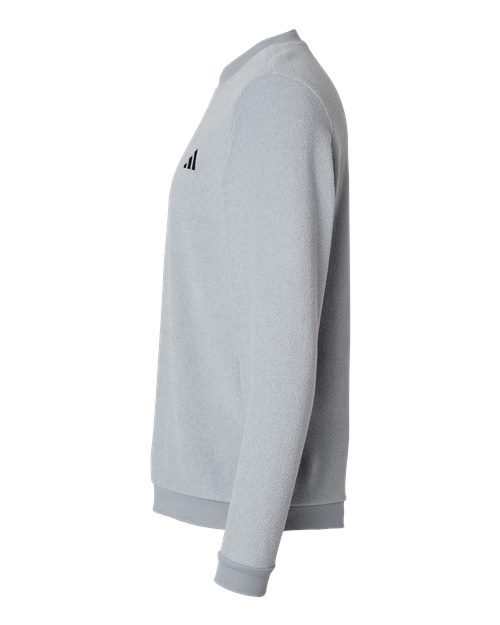 adidas A586 Men's Terry Loop Crewneck Sweatshirt - Grey Three - DirectSide