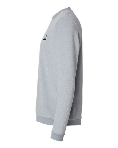 adidas A586 Men's Terry Loop Crewneck Sweatshirt - Grey Three - DirectSide