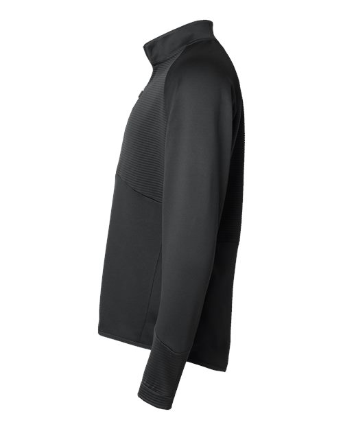 adidas A587 Men's Performance Quarter-Zip Pullover - Black - DirectSide