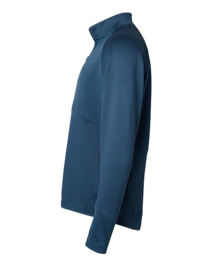 adidas A587 Men's Performance Quarter-Zip Pullover - Crew Navy - DirectSide