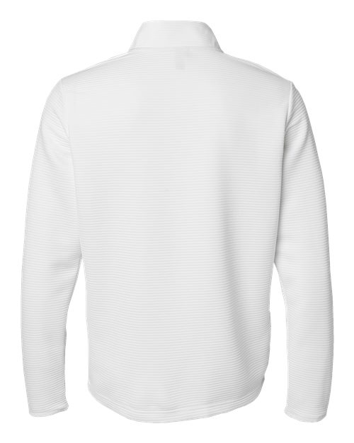 adidas A588 Men's Spacer Quarter-Zip Pullover - Core White - Back