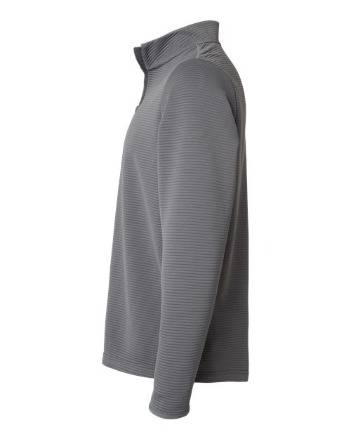 adidas A588 Men's Spacer Quarter-Zip Pullover - Grey Five - DirectSide