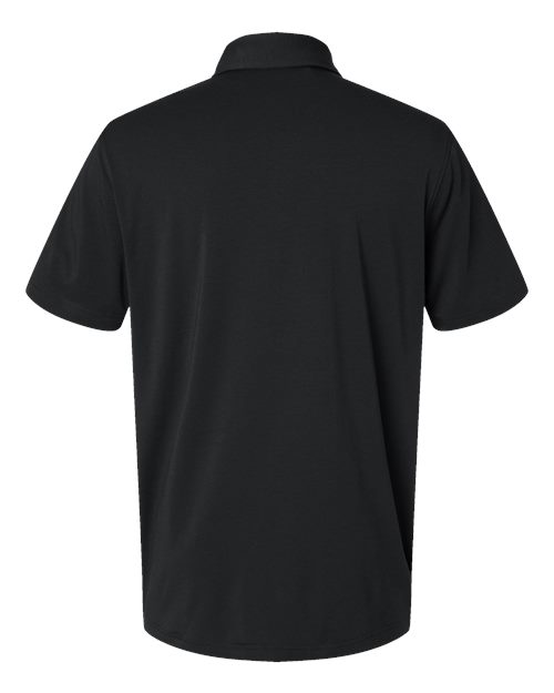 adidas A590 Men's Blended Polo - Solid Black - Back