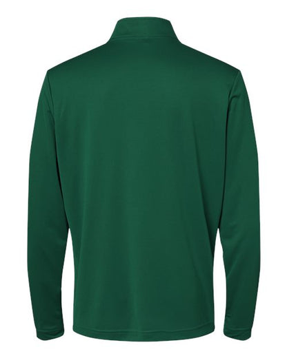adidas A401 Men's Ultimate365 Lightweight Quarter-Zip Pullover - Collegiate Green - Back
