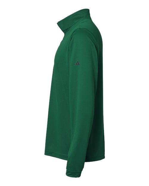 adidas A401 Men's Ultimate365 Lightweight Quarter-Zip Pullover - Collegiate Green - DirectSide
