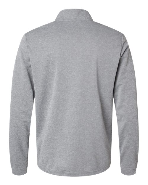 adidas A401 Men's Ultimate365 Lightweight Quarter-Zip Pullover - Grey Three Melange - Back