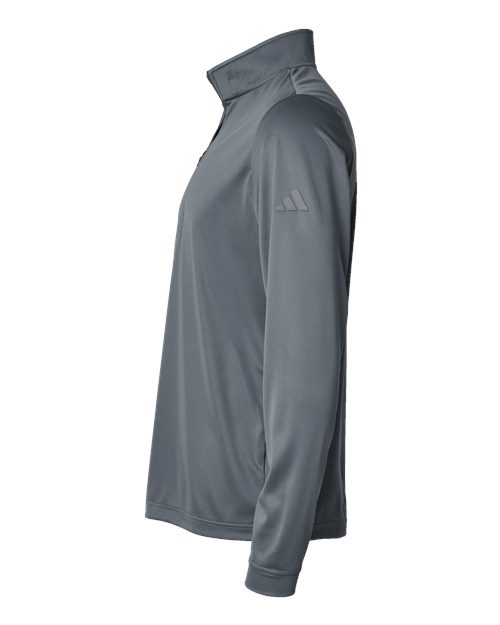 adidas A401 Men's Ultimate365 Lightweight Quarter-Zip Pullover - Onix - DirectSide