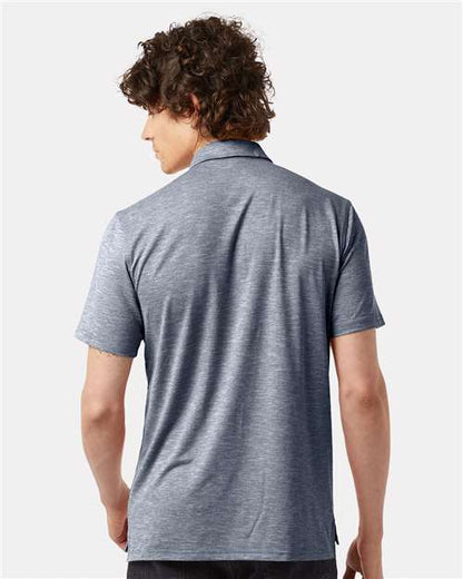 Champion CHP115 Unisex Sport Polo - Navy Heather - OnModelBack