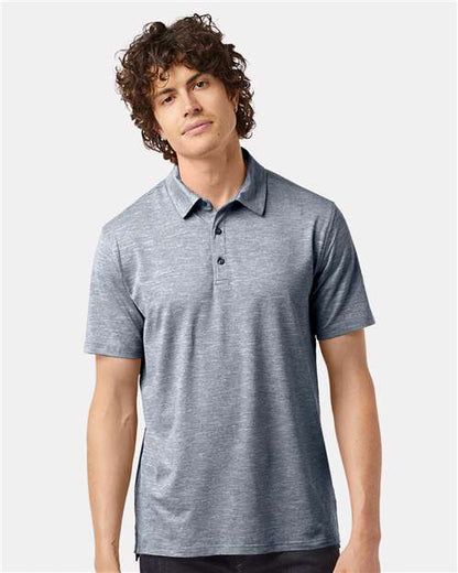Champion CHP115 Unisex Sport Polo - Navy Heather - OnModelFront