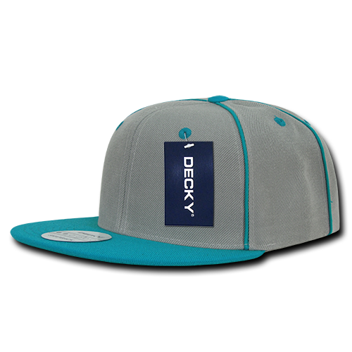 Decky-1078-6 Panel High Profile Structured Piped Snapback