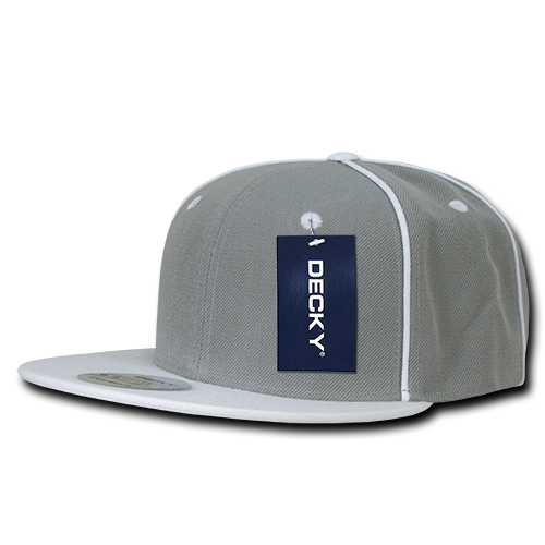 Decky-1078-6 Panel High Profile Structured Piped Snapback