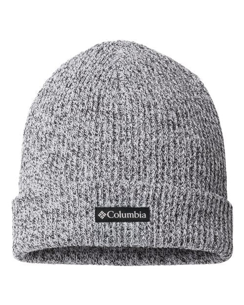 Columbia 191132 Whirlibird™ Cuffed Beanie - White Marled - Front