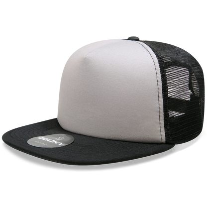 Decky-1080-5 Panel High Profile Structured Foam Trucker