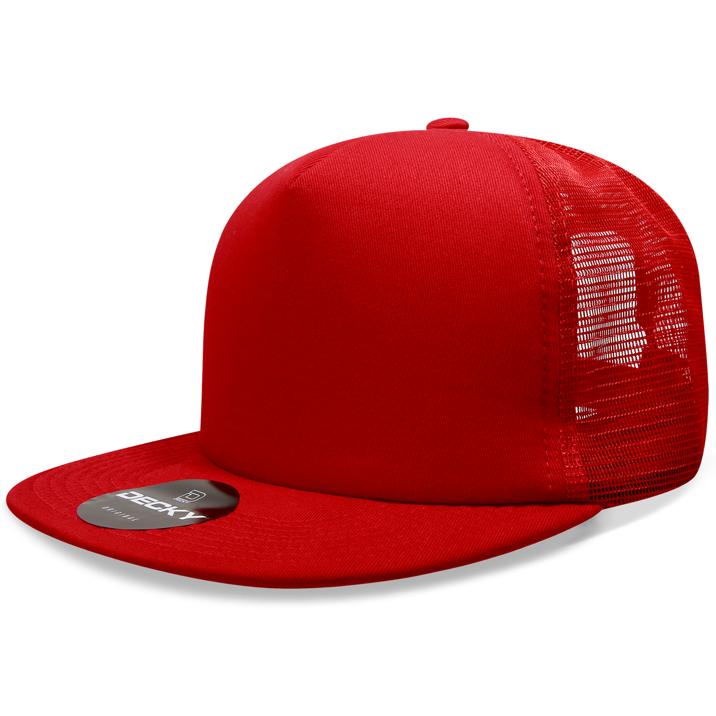 Decky-1080-5 Panel High Profile Structured Foam Trucker