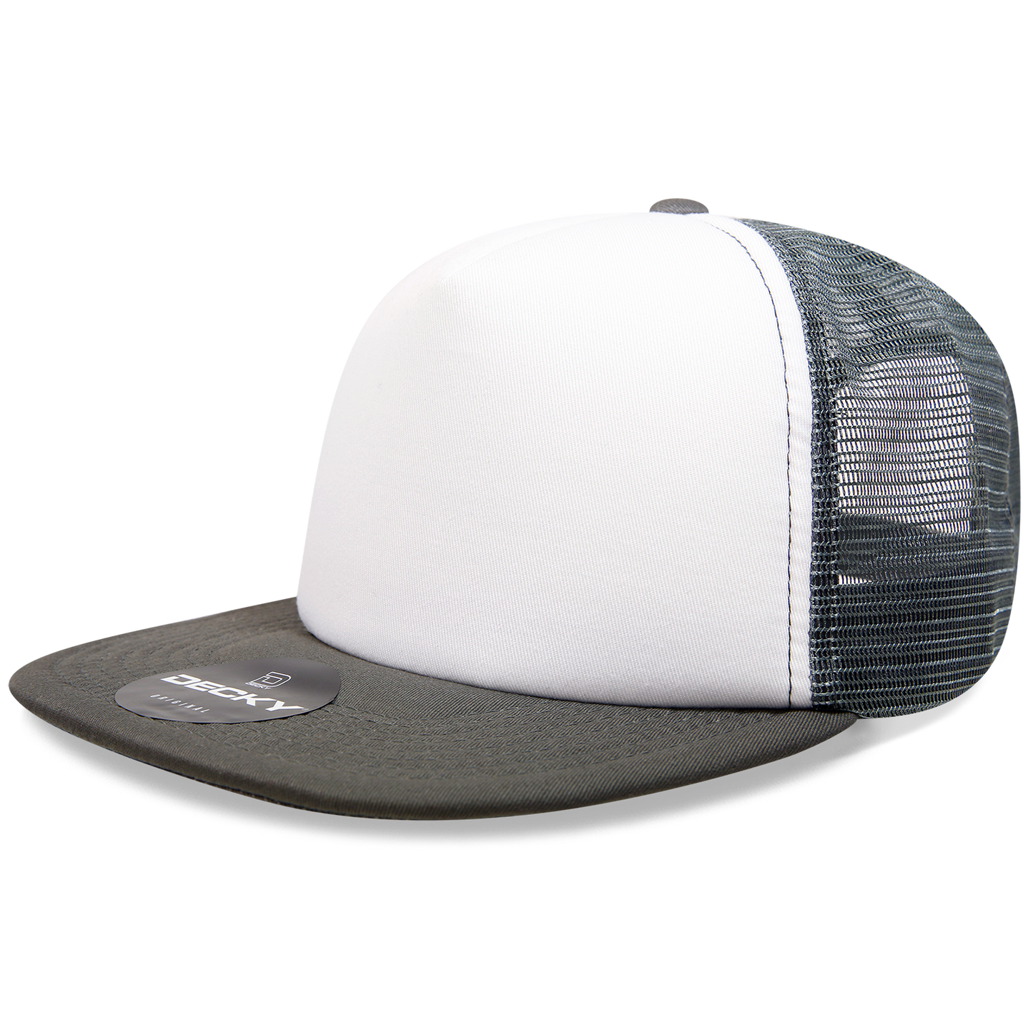 Decky-1080-5 Panel High Profile Structured Foam Trucker