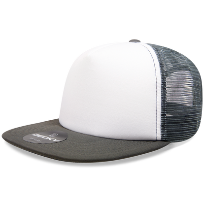 Decky-1080-5 Panel High Profile Structured Foam Trucker