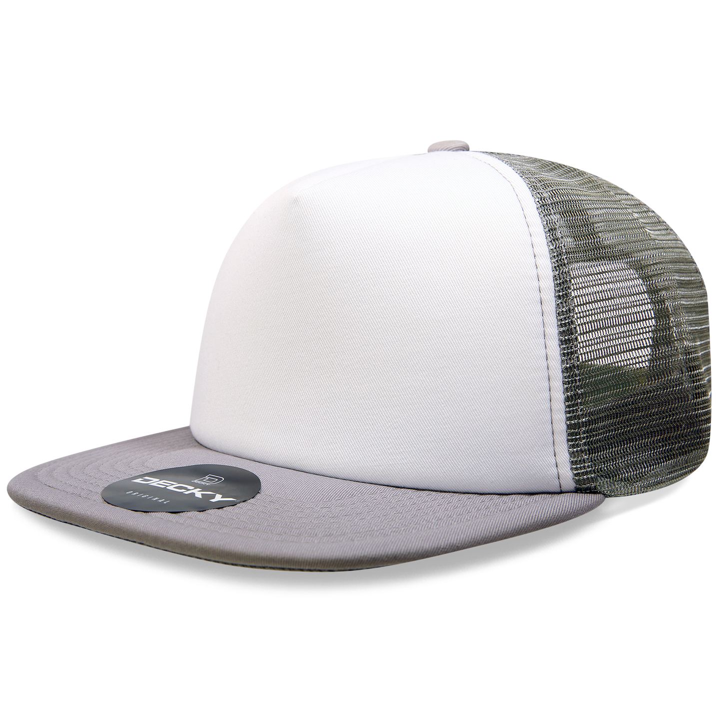 Decky-1080-5 Panel High Profile Structured Foam Trucker