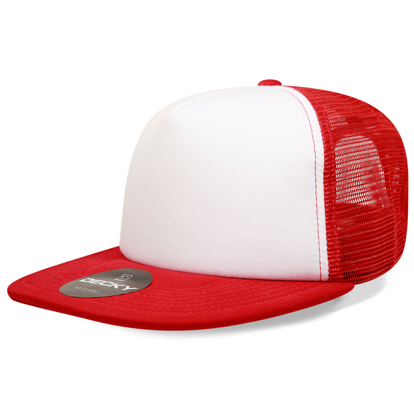 Decky-1080-5 Panel High Profile Structured Foam Trucker
