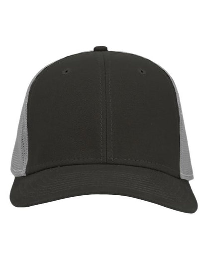 DRI DUCK 3028 Hudson Flex Cap - Charcoal/ Fog - Front