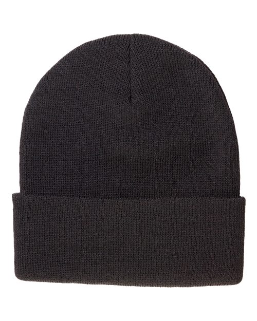 DRI DUCK 3523 Coleman Cuffed Beanie - Black - Back
