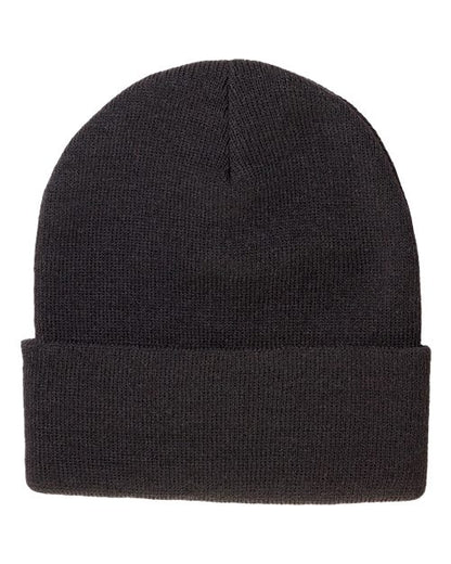 DRI DUCK 3523 Coleman Cuffed Beanie - Black - Back