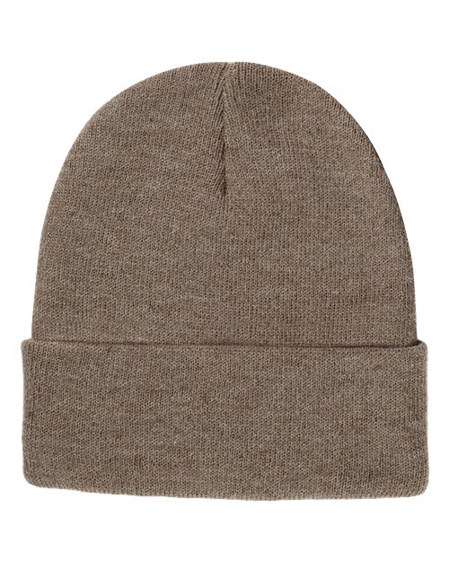 DRI DUCK 3523 Coleman Cuffed Beanie - Gravel - Back