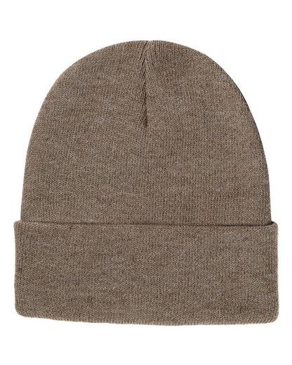 DRI DUCK 3523 Coleman Cuffed Beanie - Gravel - Back