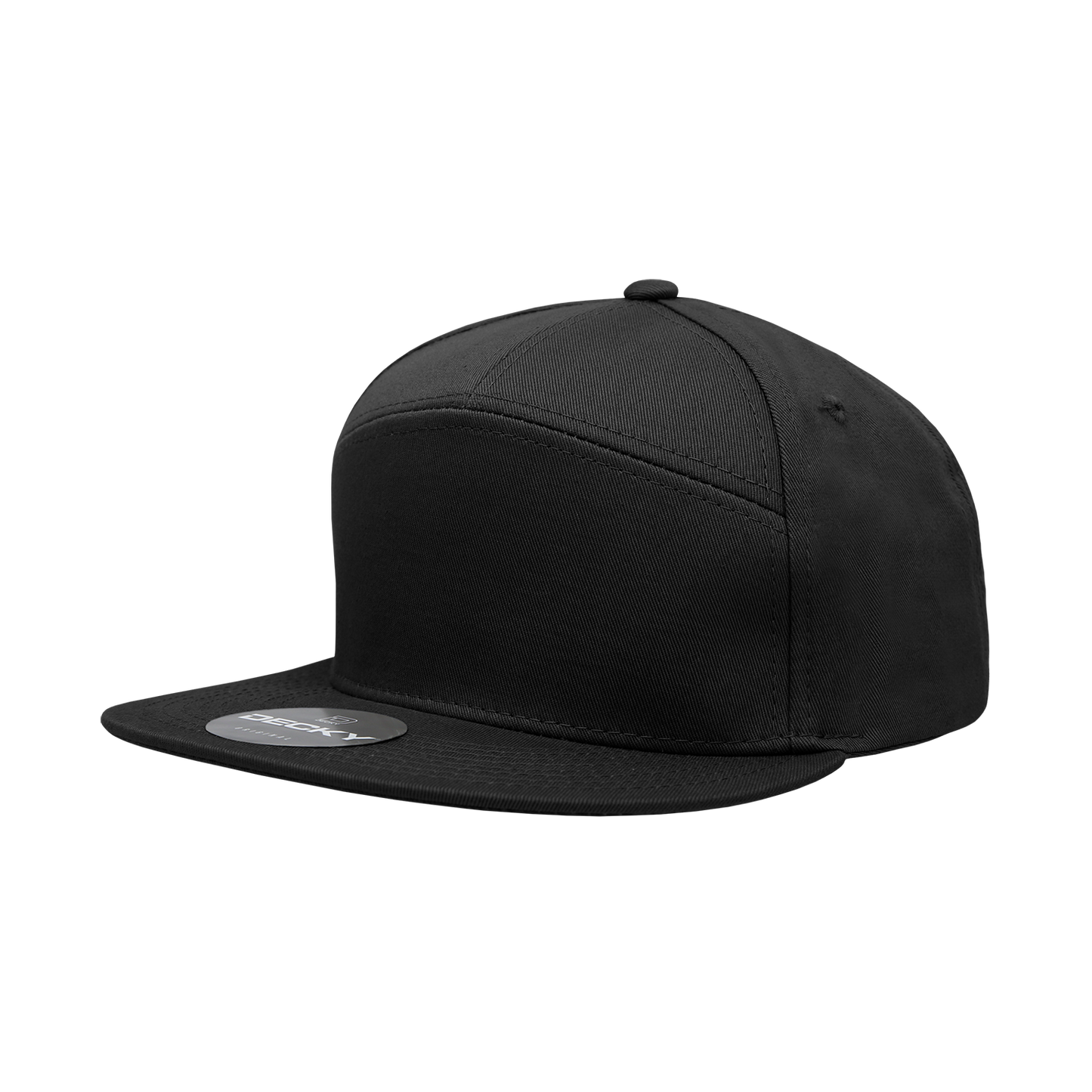Decky-1098-7 Panel High Profile Structured Cotton Blend Cap