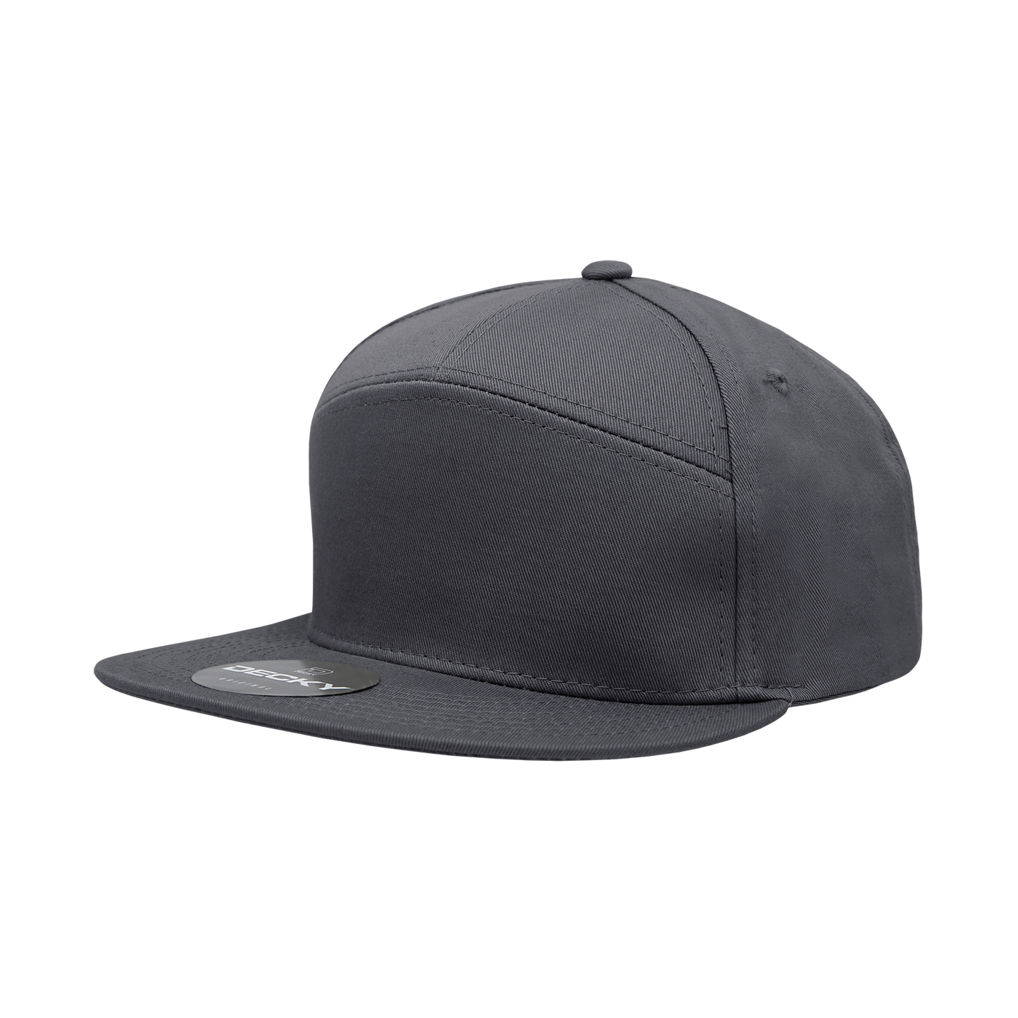Decky-1098-7 Panel High Profile Structured Cotton Blend Cap