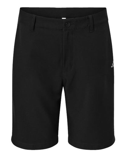 adidas A2000 Men's Golf 9" Shorts - Black - Front