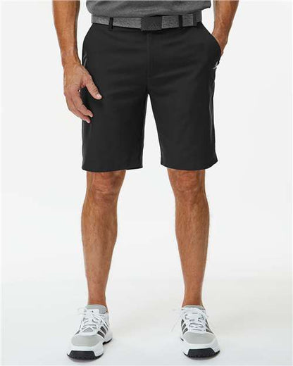 adidas A2000 Men's Golf 9" Shorts - Black - OnModelFront