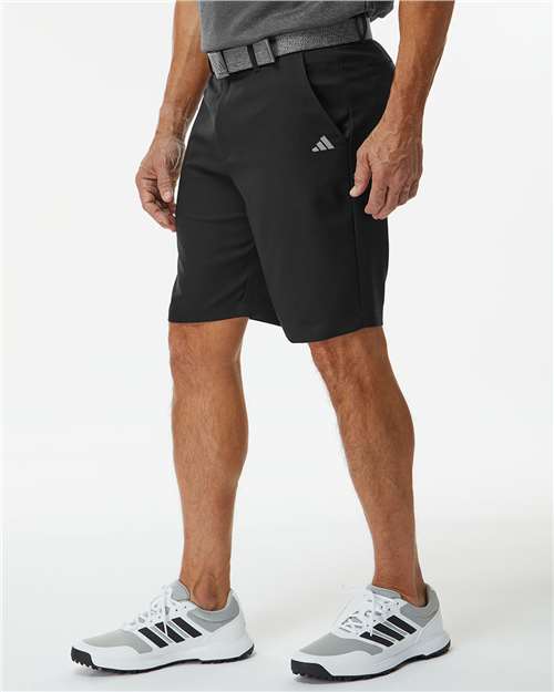 adidas A2000 Men's Golf 9" Shorts - Black - OnModelSide
