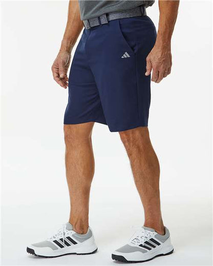 adidas A2000 Men's Golf 9" Shorts - Collegiate Navy - OnModelSide