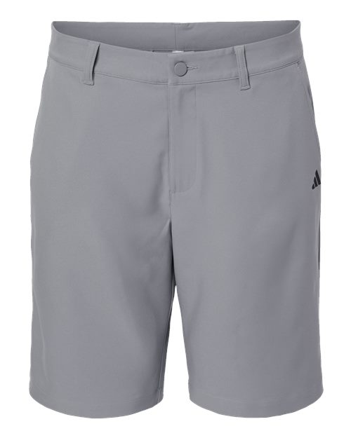 adidas A2000 Men's Golf 9" Shorts - Grey Three - Front