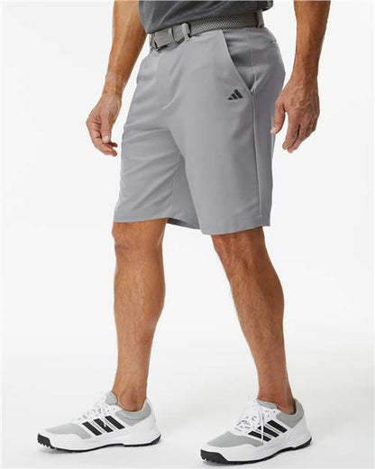 adidas A2000 Men's Golf 9" Shorts - Grey Three - OnModelSide