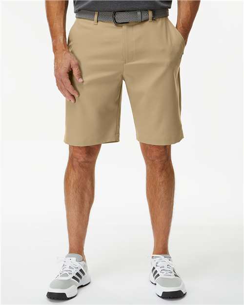 adidas A2000 Men's Golf 9" Shorts - Hemp - OnModelFront