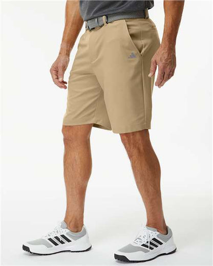 adidas A2000 Men's Golf 9" Shorts - Hemp - OnModelSide