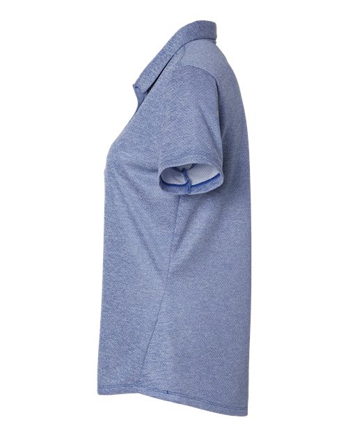 adidas A592 Women's Space Dyed Polo - Collegiate Royal Melange - DirectSide