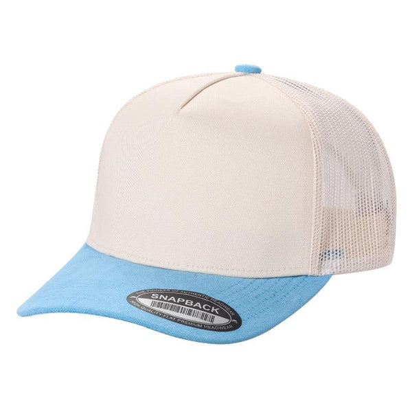 TCMS - TC MESH BACK & SUEDE BILLS - TAN/SKY