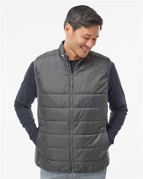 adidas A572 Men's Puffer Full-Zip Vest - style view