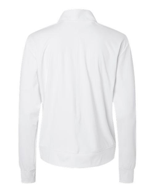 adidas A1002 Women's Ultimate365 Quarter-Zip Pullover - White - Back